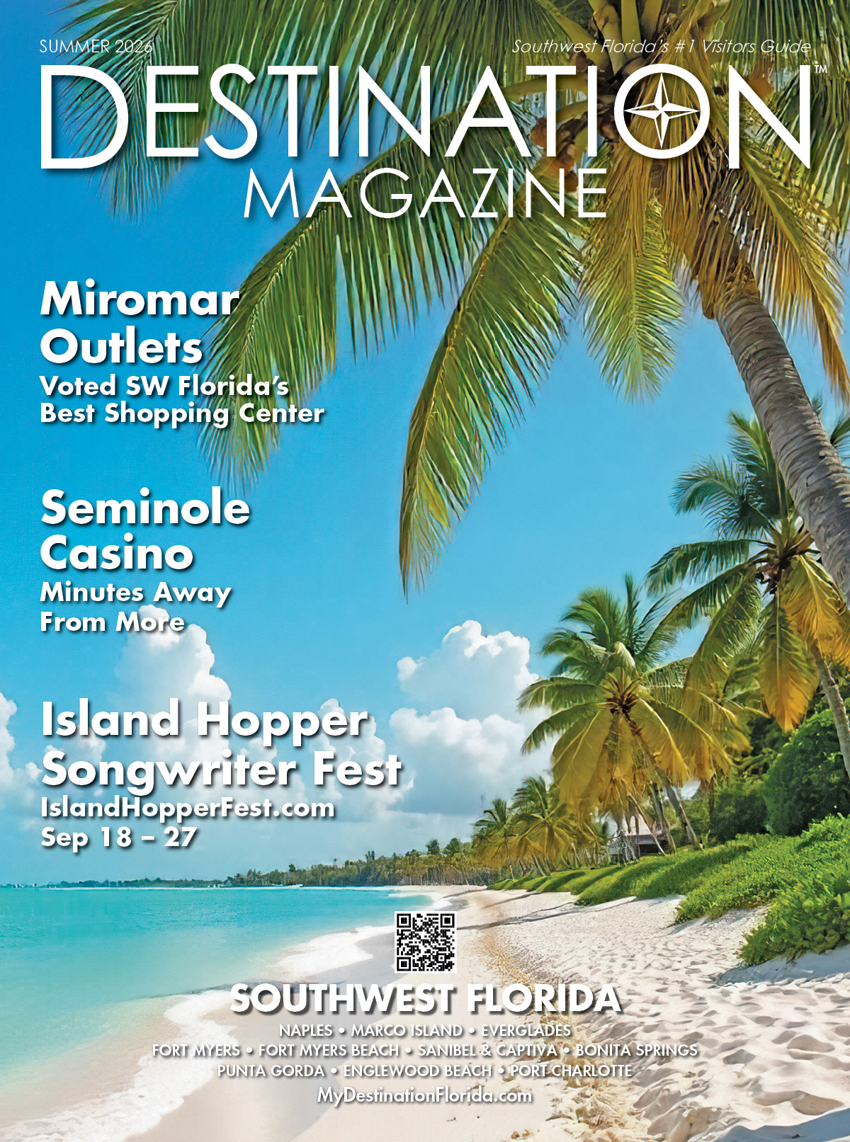 Destination Magazine SUMMER 2026 cover Destination Magazine SUMMER 26